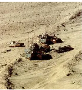 Figura 9.1 – Mar de Aral: Navios no Deserto 