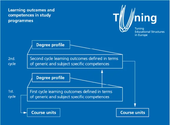 Figura 8 – Resultados de aprendizagem e competências nos curricula 