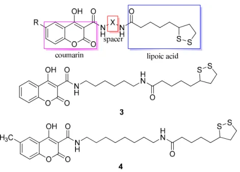 Figure 10. Hybrid of coumarin/lipoic acid. 