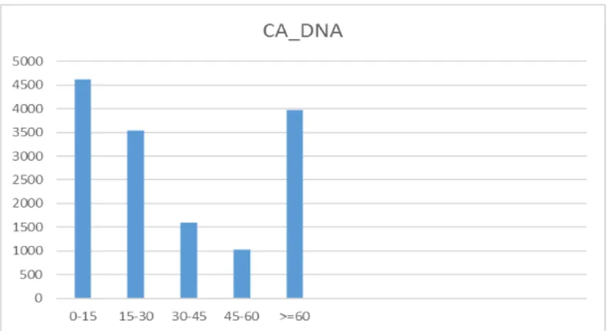 Gráfico 4  –  Distribuição da variável CA_ANO 