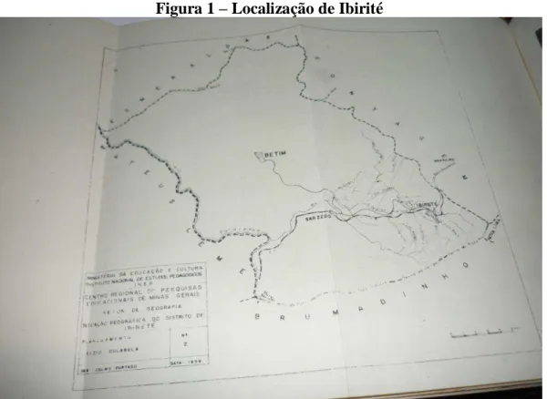Figura 1  – Localização de Ibirité 