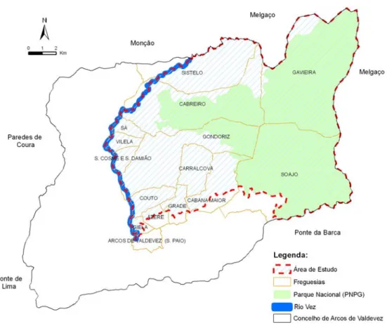 Figura 3.2 - Área de estudo 