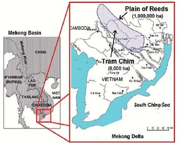 Figure 1. Location of the study area. Source: Van Der Schans, M.L. (2006).  