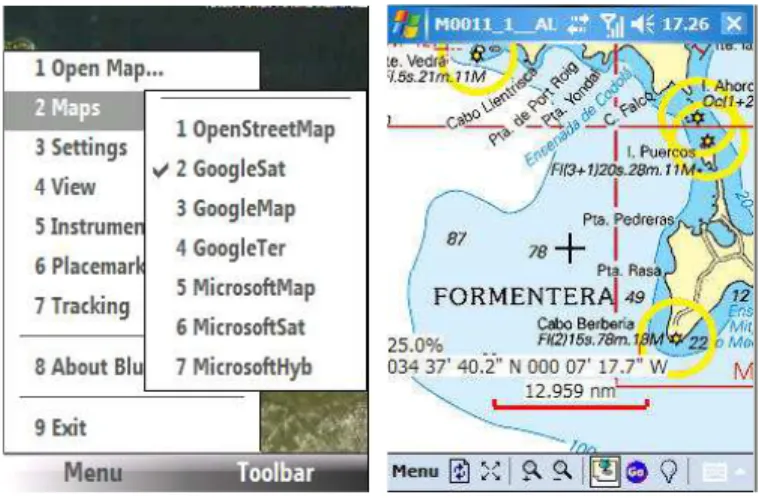 Figure 3. Bluemapia software. 