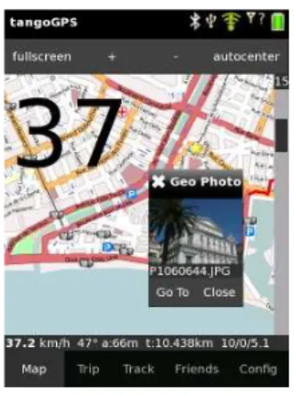 Figure 6. TangoGPS software. 