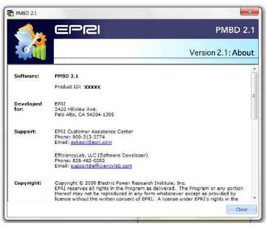 Figura 6 - Software PMBD ®  para acesso aos Modelos Padrões do EPRI 