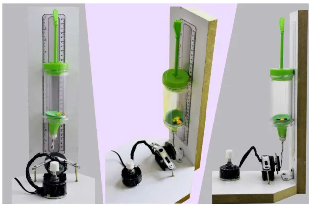 Figura 5: Modelo Mecânico Vertical construído. 