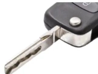Figura 7-5 – Espadim (componente da chave de um automóvel) 