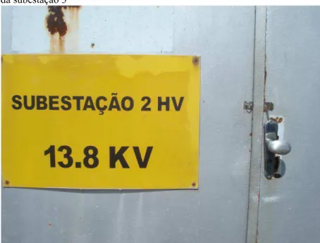 Figura 4 - Entrada da subestação 3 