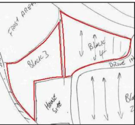 Figure 4: Exctract from a sketch map added to the database model 