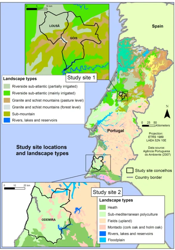 Figure 2. Study site location map  