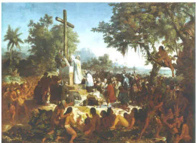 FIGURA 1 – Primeira Missa no Brasil. Victor Meirelles. 1860, óleo sobre tela. 