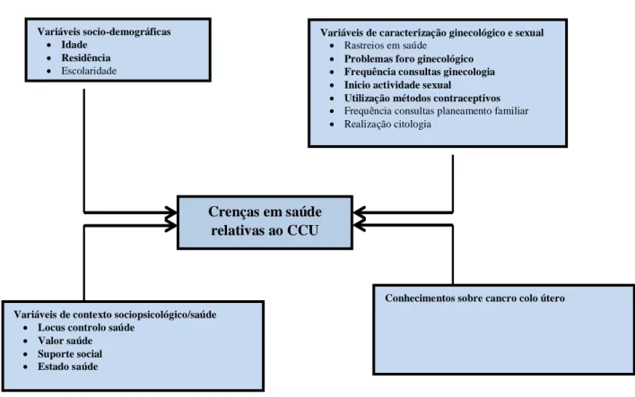 Figura 3- Representação esquemática conceptual da investigação 