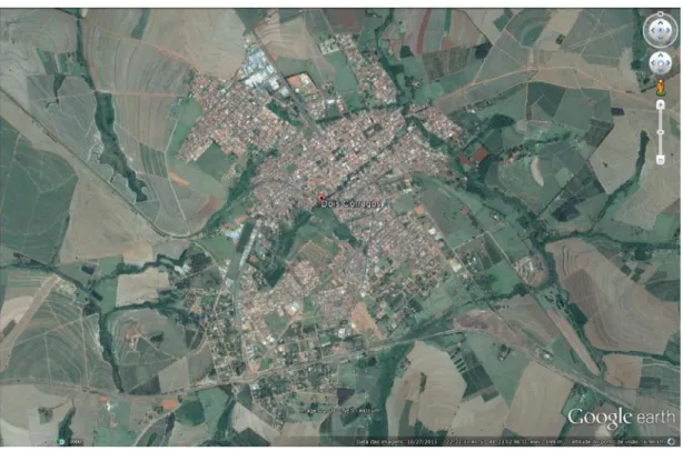 Figura 16 - Imagem de Satélite da Área Urbana de Dois Córregos 