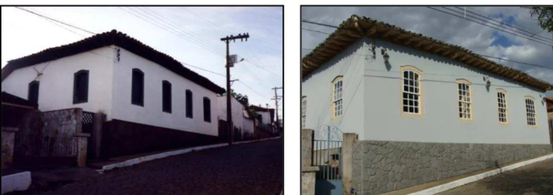 Figura 18.  Residência colonial, situada no  entorno da Igreja Matriz no Núcleo Histórico  Urbano de Bonfim