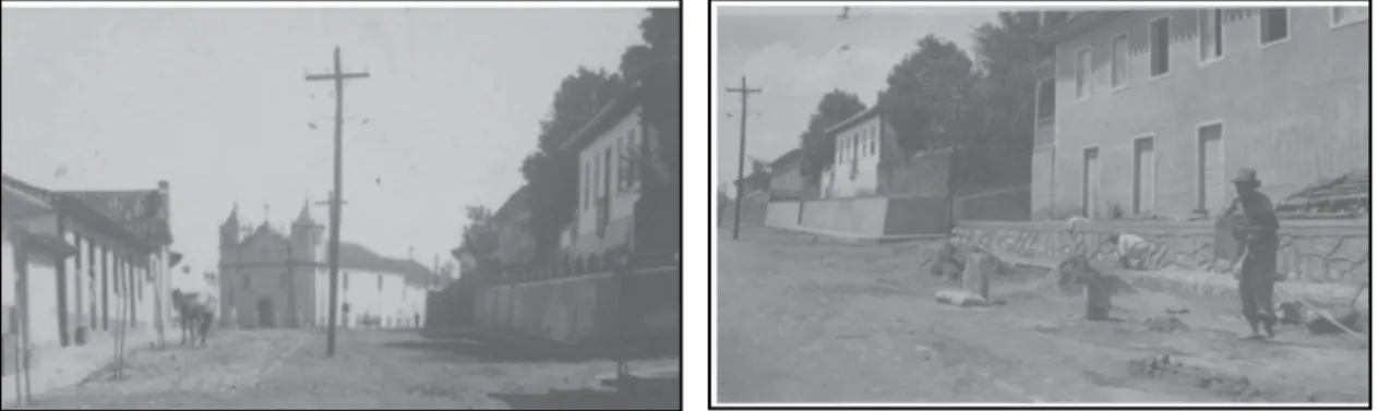 Figura 20. Vista da antiga Rua dos Passos (atual   Avenida Governador Benedito Valadares), onde o  imóvel se encontra; primeira casa à direita