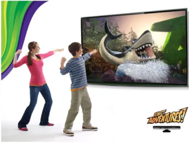 Figura 3.8: Inicialmente o Kinect foi desenvolvido para ser usado em jogos no XBOX 360.