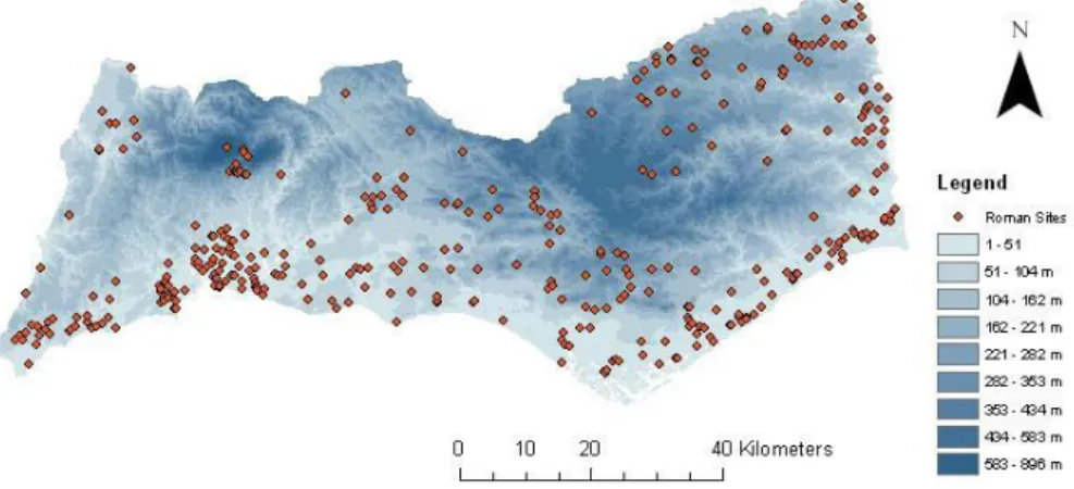 Figure 9 - Generated Elevation of the Algarve Area 