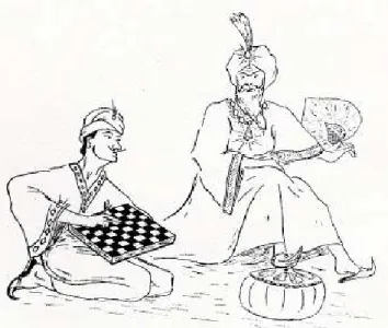 Figura 8 - O grão-vizir e Sissa Ben Dahir e o Rei Shiram das Índias 