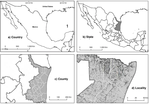 Figure 8: Administrative divisions in Mexico. Source: [23]