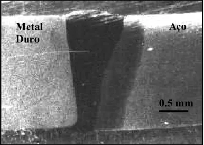 Figura 20 - Micrografia do corpo de prova K40 - LASER CO 2