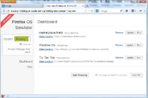 Figure 15 Simulator Dashboard 
