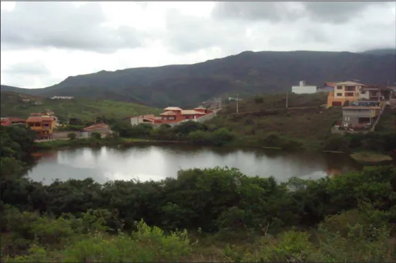 Figura 4.6 - Vista da lagoa do Gambá, cidade de Ouro Preto – MG.  
