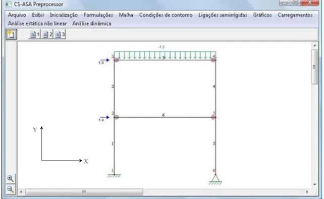 Figura 3.1  Interface gráfica do CS-ASA Preprocessor 