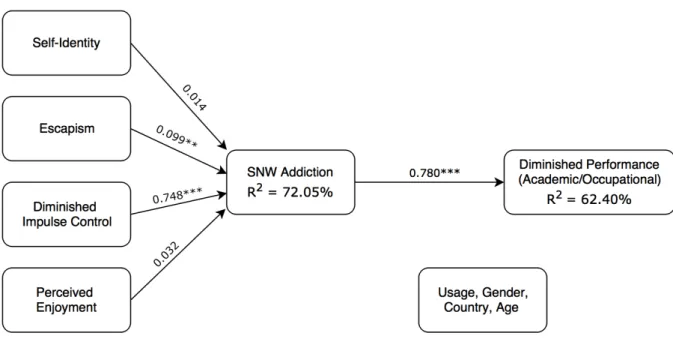 Figure 2 - Structural Model (full sample) 