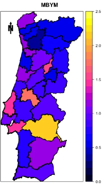 Table 3.7: DIC results, which include the e ff ective number of parameters in the model (p D ).