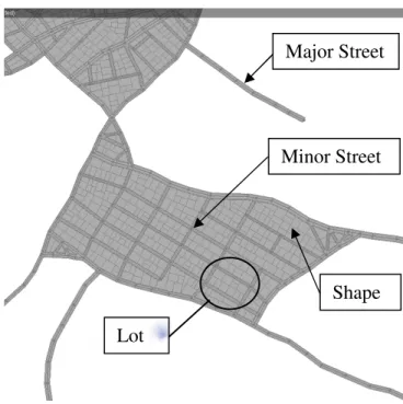 Figure 2: Streets grown in CityEngine.