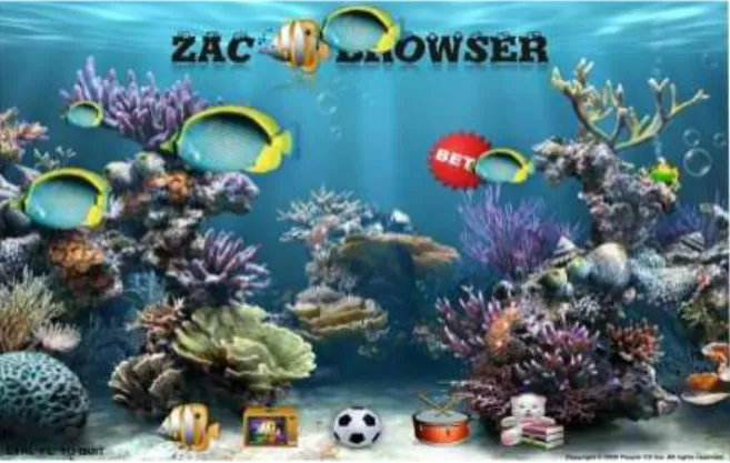Figura 1 – Página inicial do ZAC Browser. 