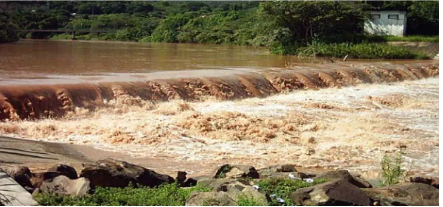 Figura 4.10 – Local de amostragem para água bruta do manancial Rio das Velhas 
