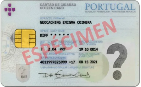 Figure 3.1: Citizen Card example