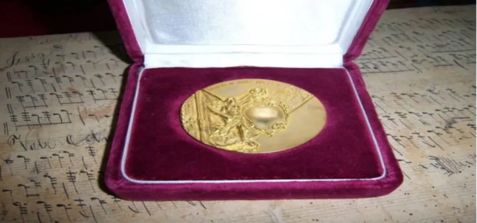 Figura 17 – Medalha de Ouro de Mérito Municipal. 