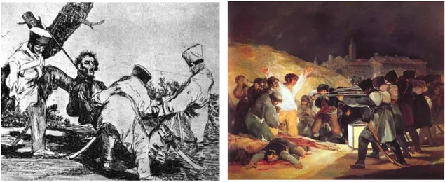 Figura 4 - Gravuras da série &#34;Os desastres da Guerra&#34;, de Goya 