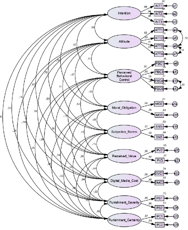 Figure  2.  Final  CFA  Full  Model  (