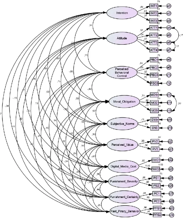 Figure  4.  Final  CFA  Pirate  Model  (
