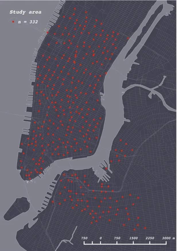 Figure 8. Citi Bike station locations (source: https://www.citibikenyc.com/system-data) 