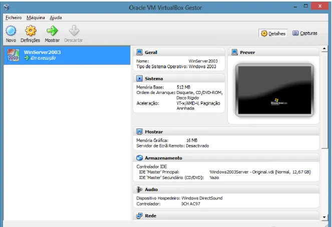 Figura 3-6: Oracle VM VirtualBox 