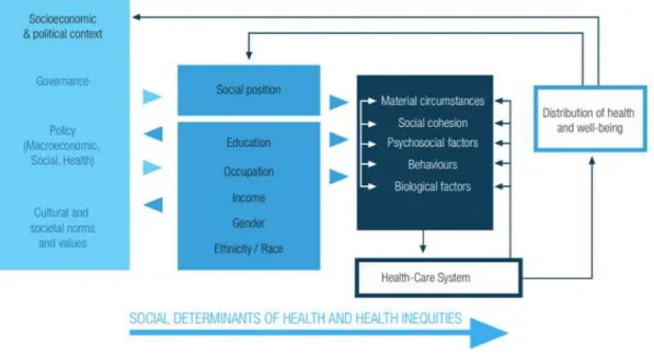 Figure  2.  WHO's  Commission  on  the  Social  Determinants  of  Health  Framework,  2008
