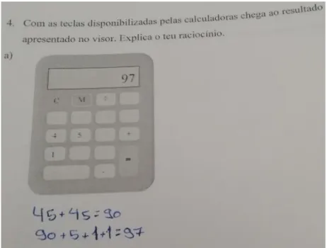 Figura 16. Raciocínio mais objetivo apresentados na questão 4. 