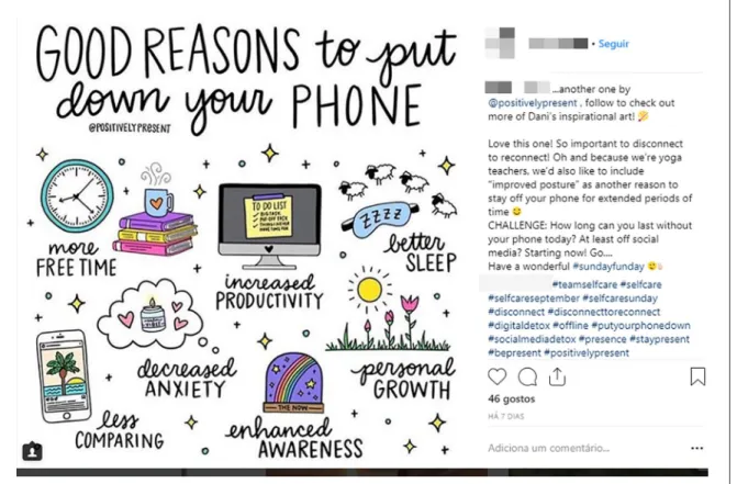 Figure 7.  ‘Good reasons to put down your phone.’ 