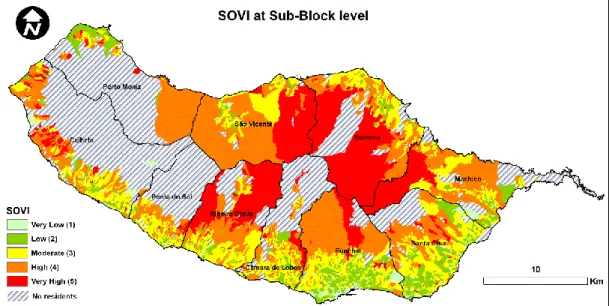 Figure 6: SOVI at Sub-Block level 