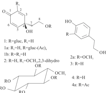 Fig. 1. Chemical constituents of the latex from Parahancornia amapa.