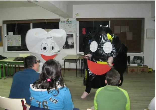 Figura 9. O dentinho e a bactéria 