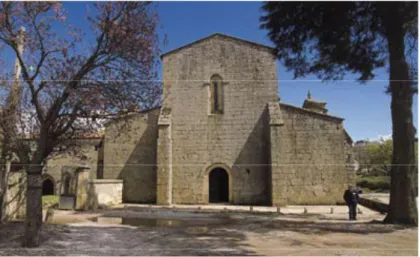 Fig. 1 – A igreja do mosteiro de  Santa Maria de Aguiar. 