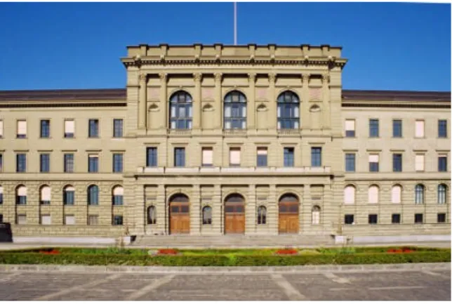 Figura 1: Edifício central da Escola Politécnica de Zurique, onde Antonio Francisco de Paula Souza estudou.