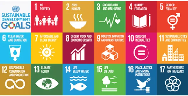 Figura 10. Desenvolvimento Sustentável da Organização das Nações Unidas (Fonte: United Nations,  2015) 