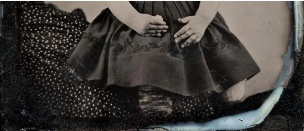 Figure 5: example of an ambrotype with drip lines. Source: graphicatlas.org